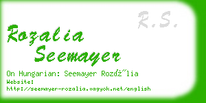 rozalia seemayer business card